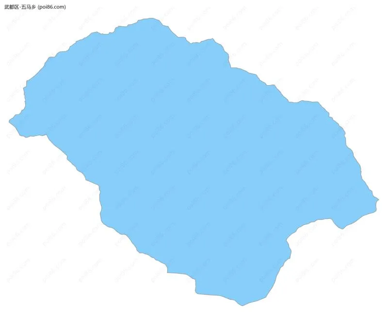 五马乡边界地图