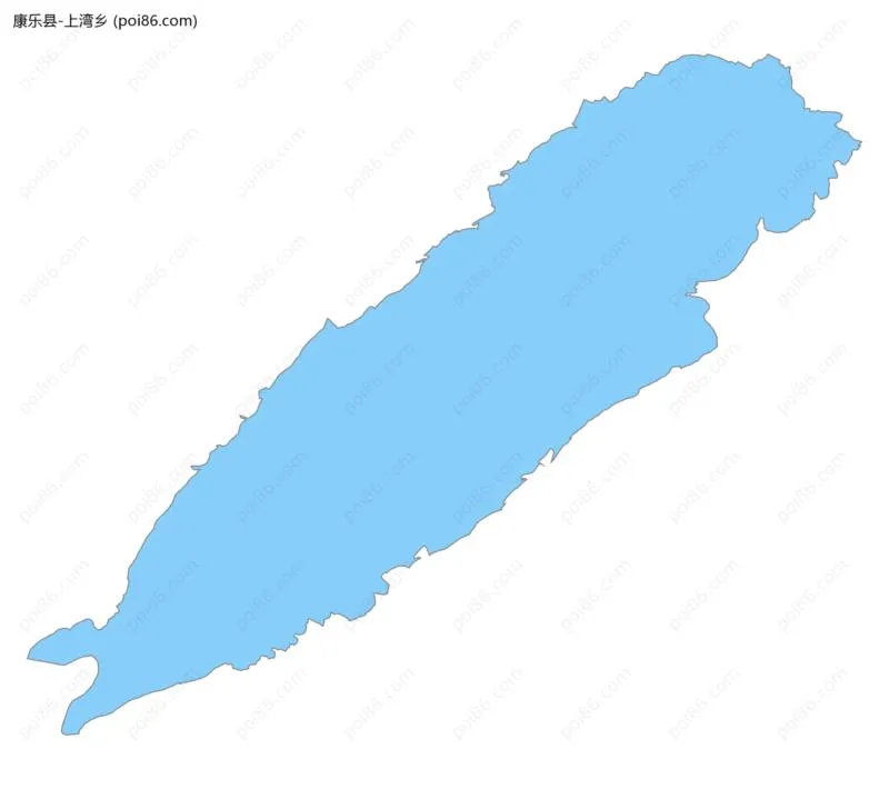 上湾乡边界地图