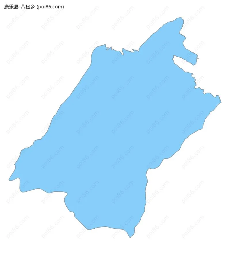 八松乡边界地图