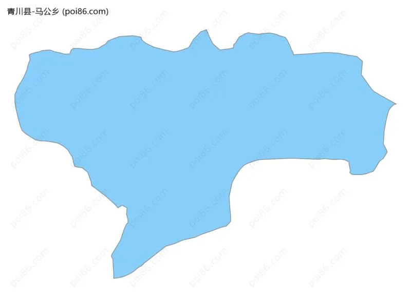 马公乡边界地图