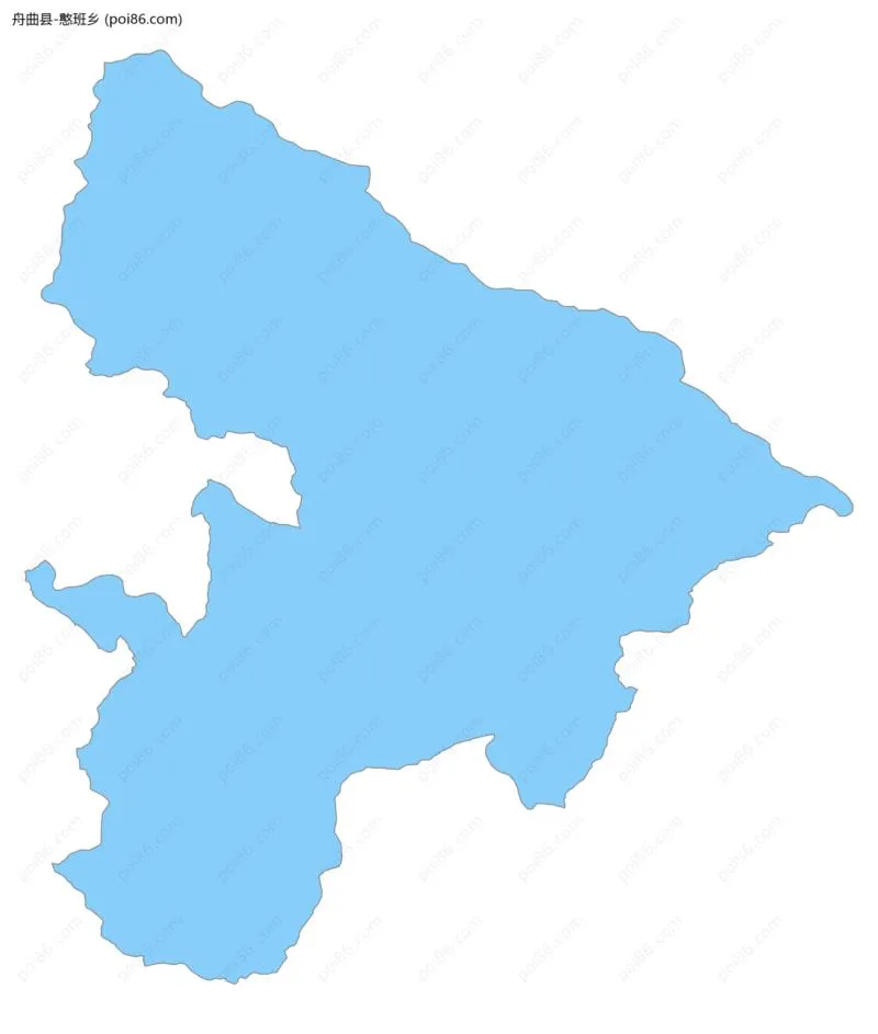 憨班乡边界地图