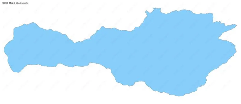 插岗乡边界地图