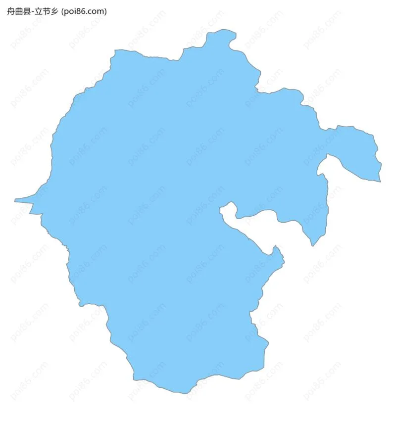 立节乡边界地图