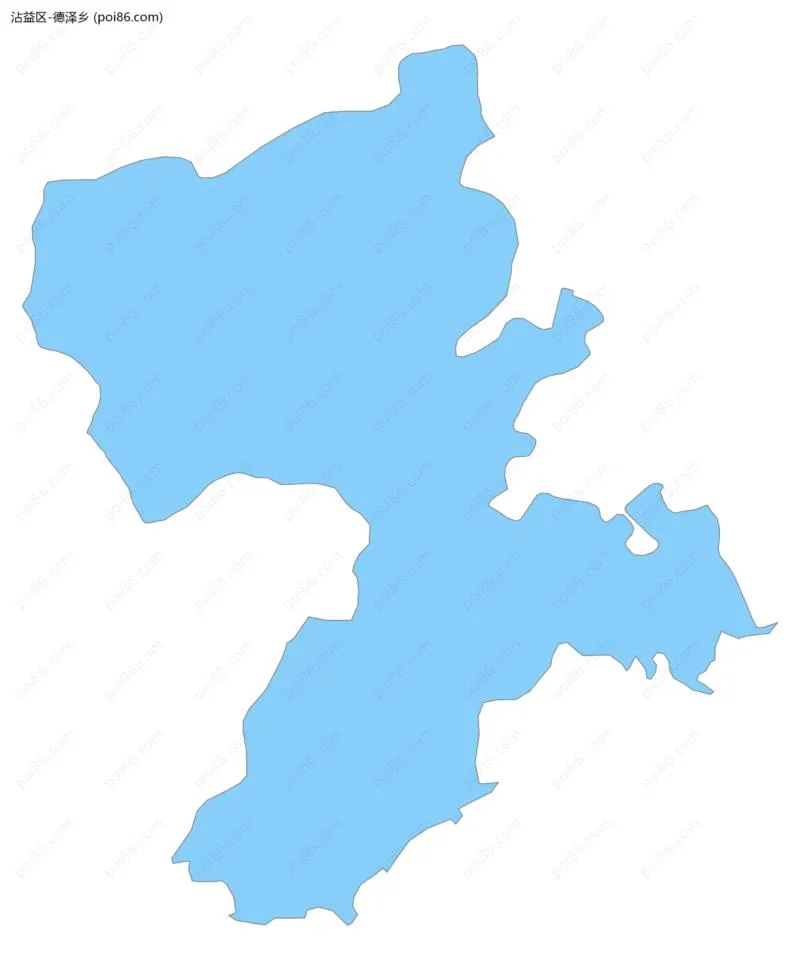 德泽乡边界地图