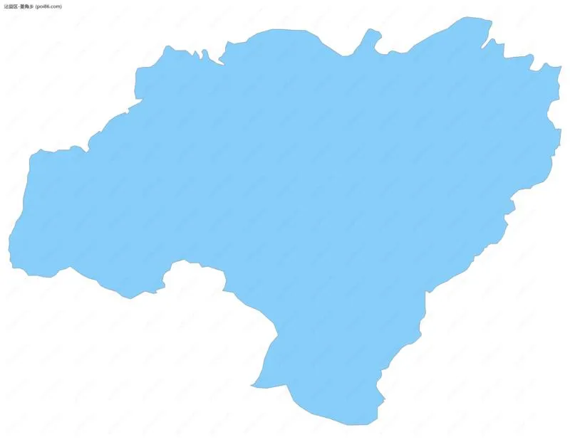 菱角乡边界地图