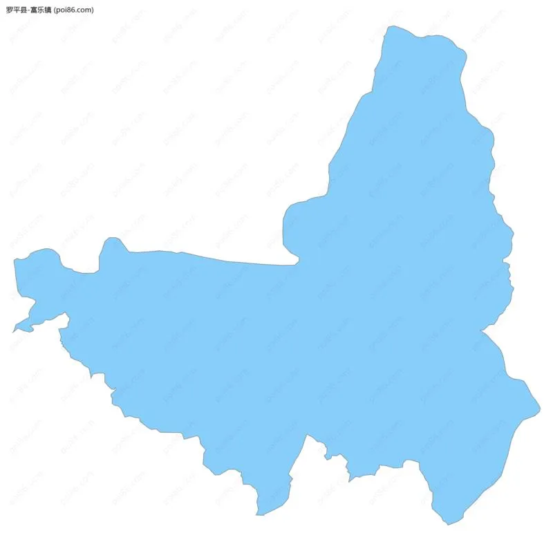 富乐镇边界地图