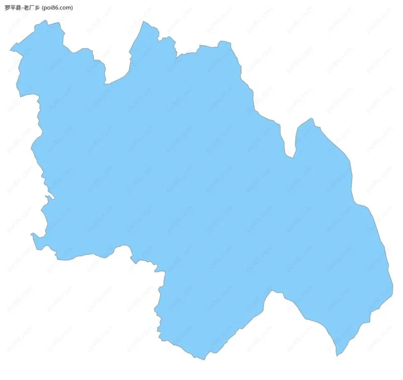 老厂乡边界地图