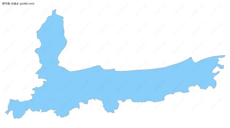 长底乡边界地图