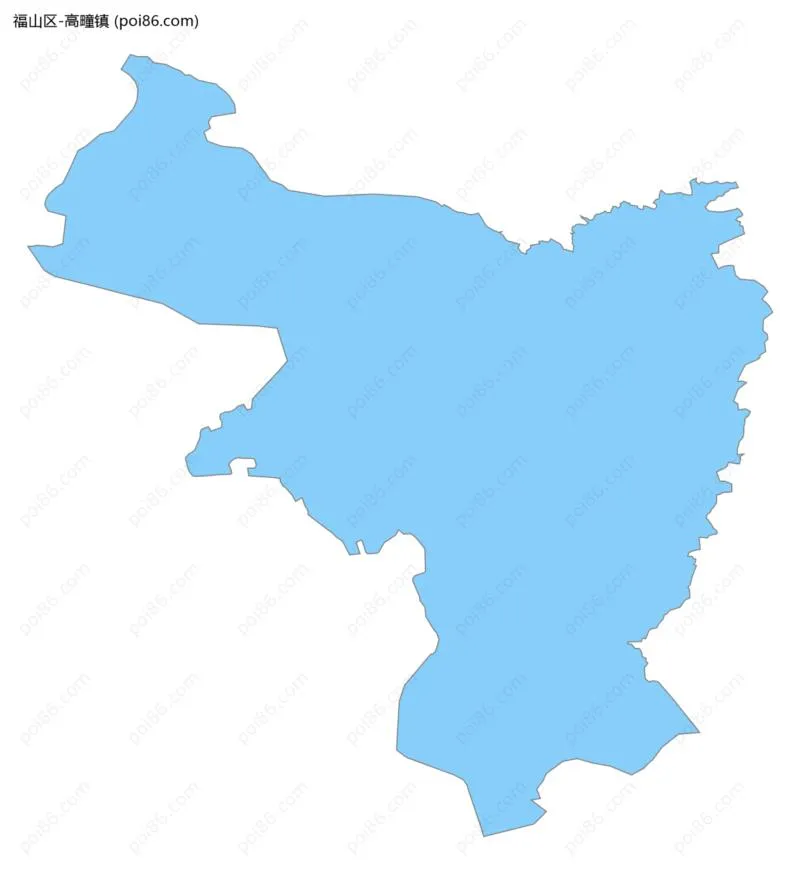 高疃镇边界地图