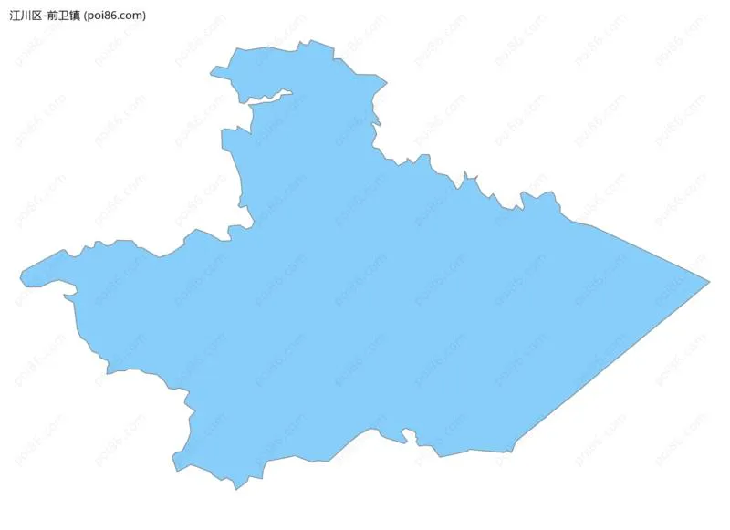 前卫镇边界地图