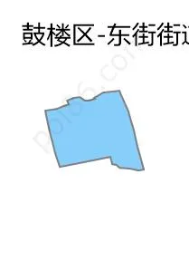 东街街道边界地图