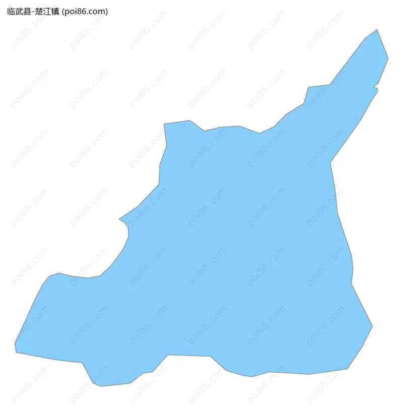 楚江镇边界地图