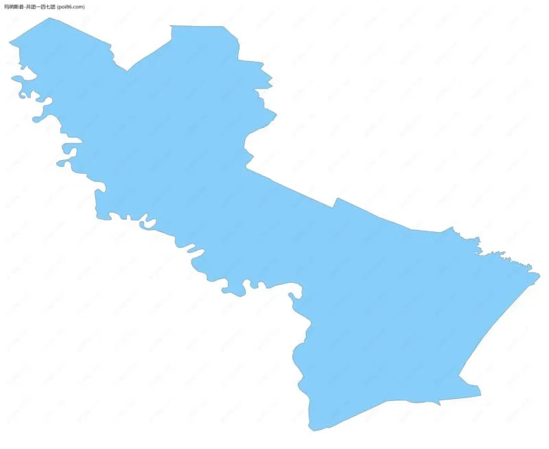 兵团一四七团边界地图