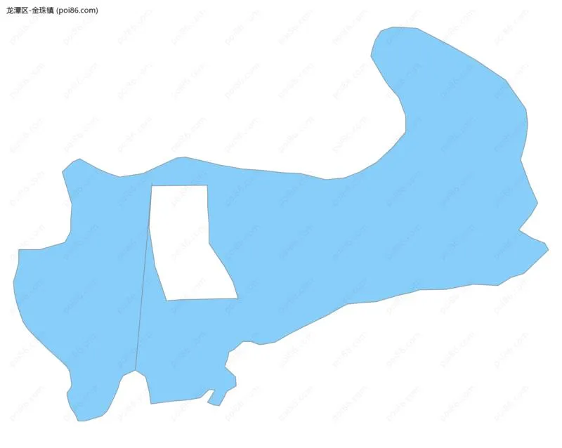 金珠镇边界地图