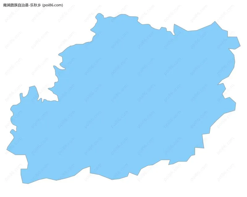乐秋乡边界地图