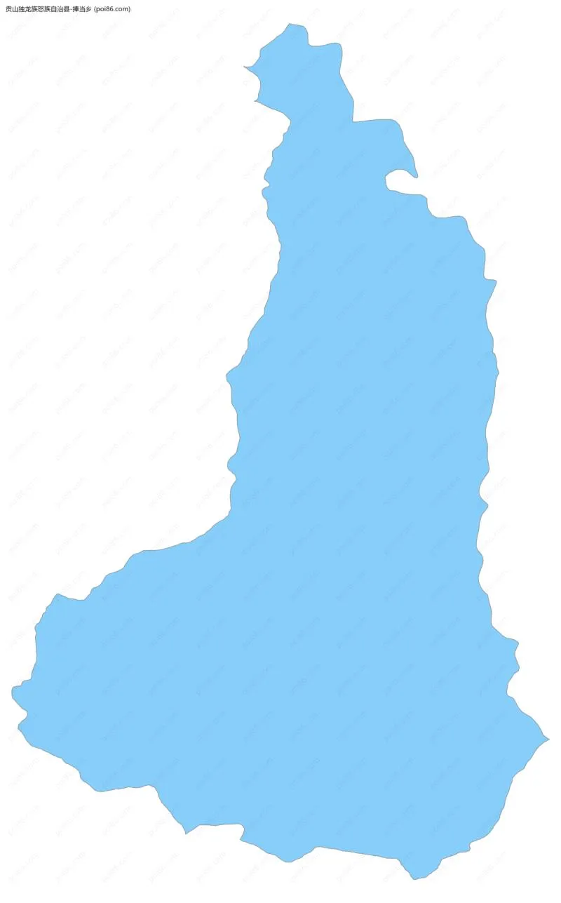 捧当乡边界地图
