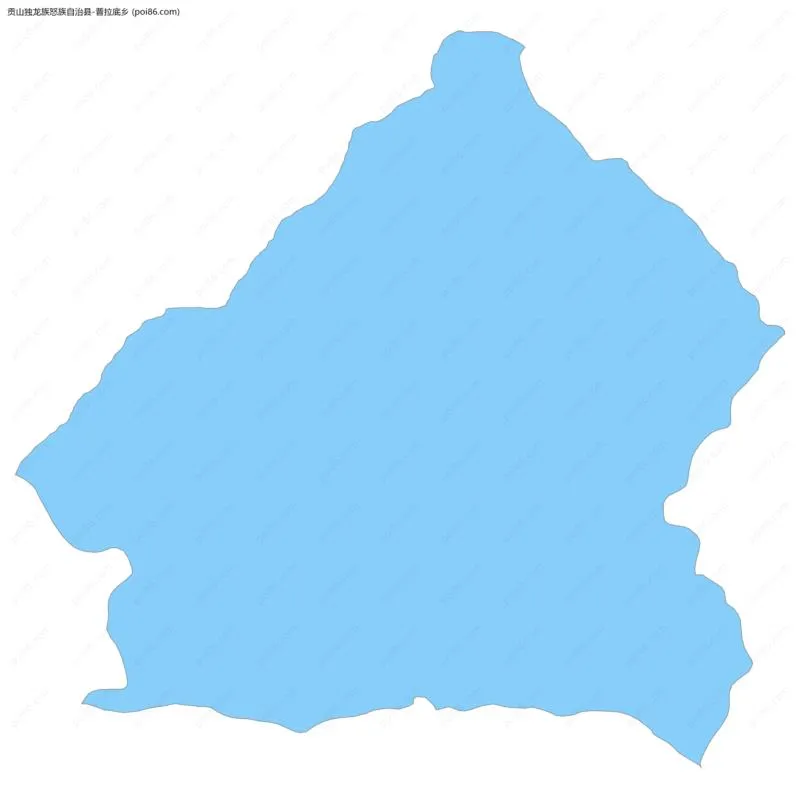 普拉底乡边界地图