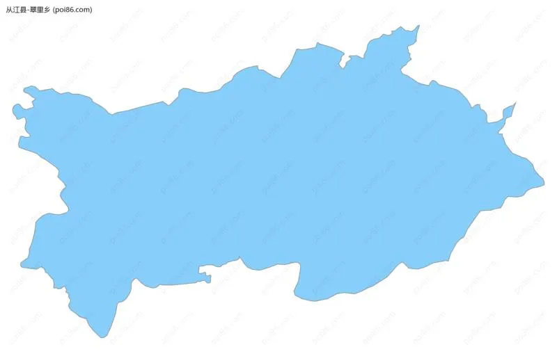 翠里乡边界地图