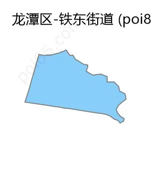 铁东街道边界地图