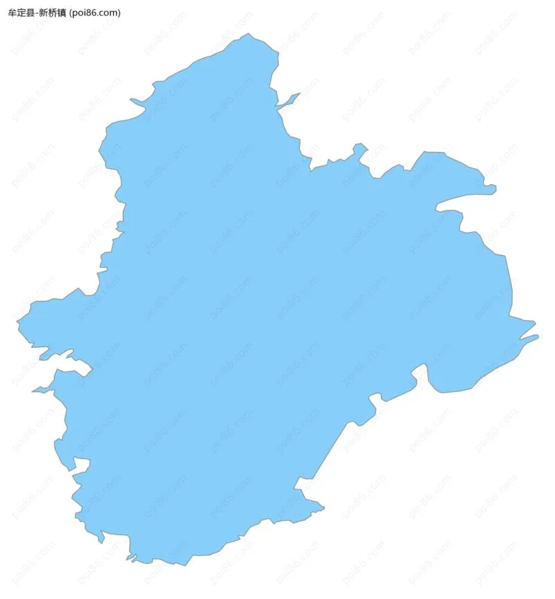 新桥镇边界地图