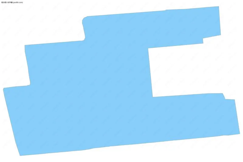 安字镇边界地图