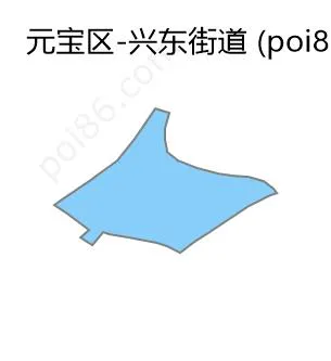 兴东街道边界地图