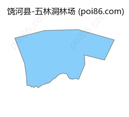 五林洞林场边界地图