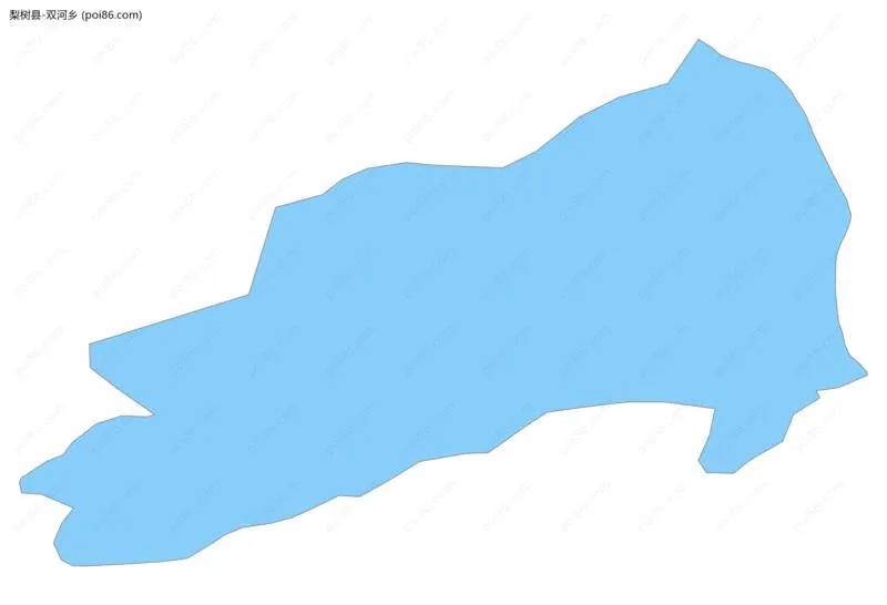 双河乡边界地图