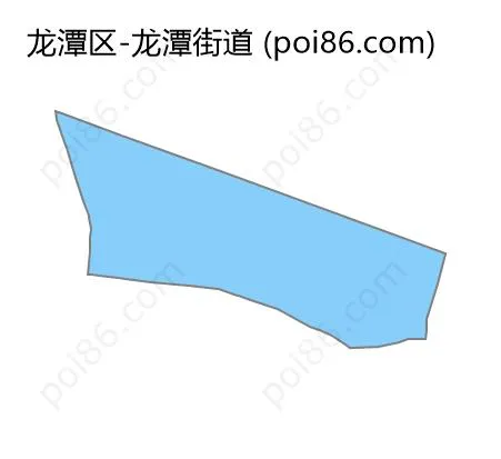 龙潭街道边界地图