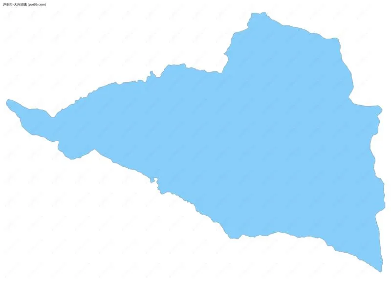 大兴地镇边界地图