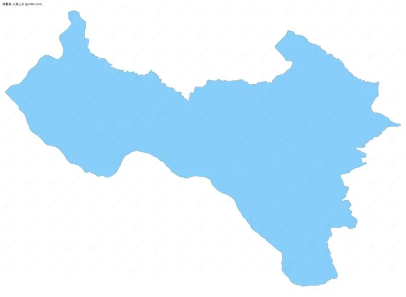大黑山乡边界地图