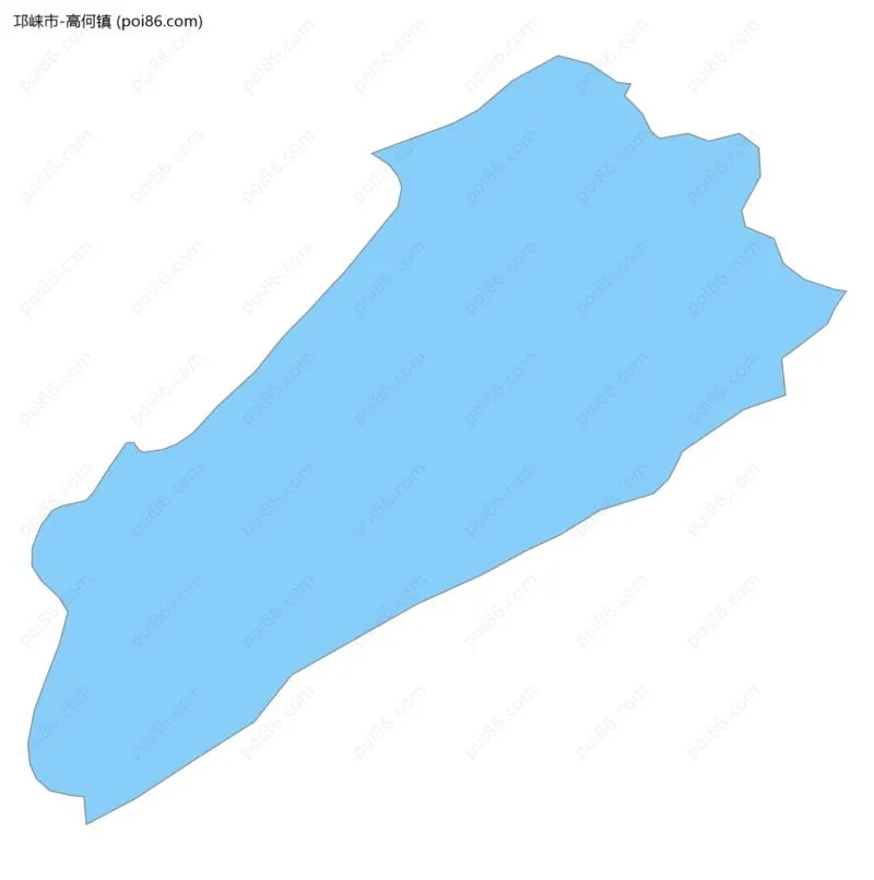 高何镇边界地图