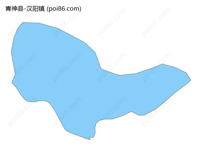 汉阳镇边界地图