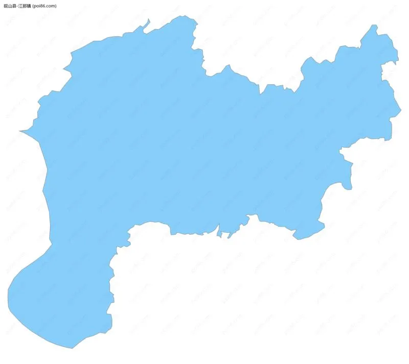 江那镇边界地图