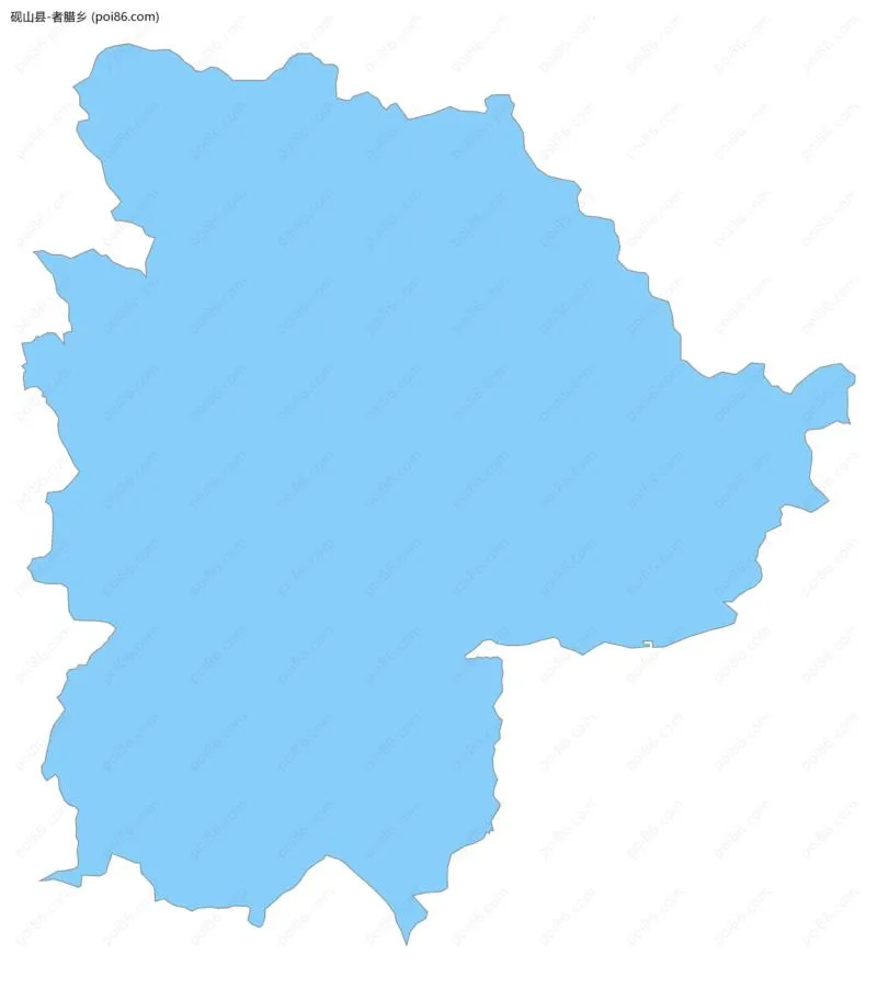 者腊乡边界地图