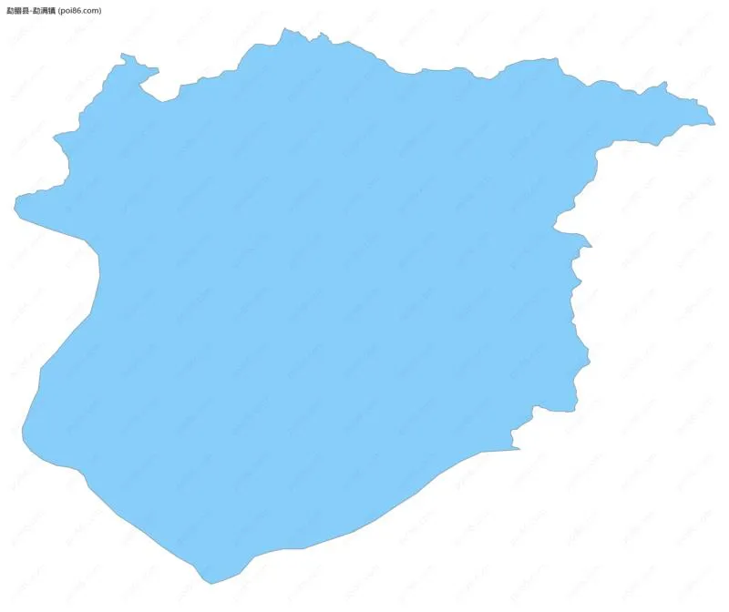 勐满镇边界地图