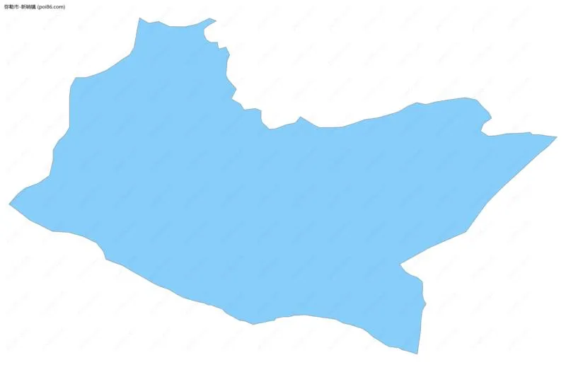 新哨镇边界地图