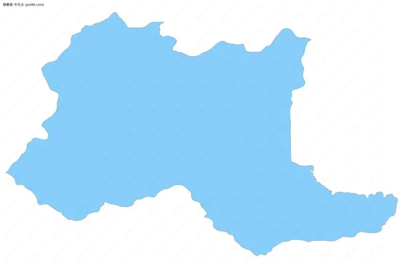 牛孔乡边界地图