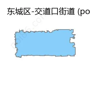 交道口街道边界地图