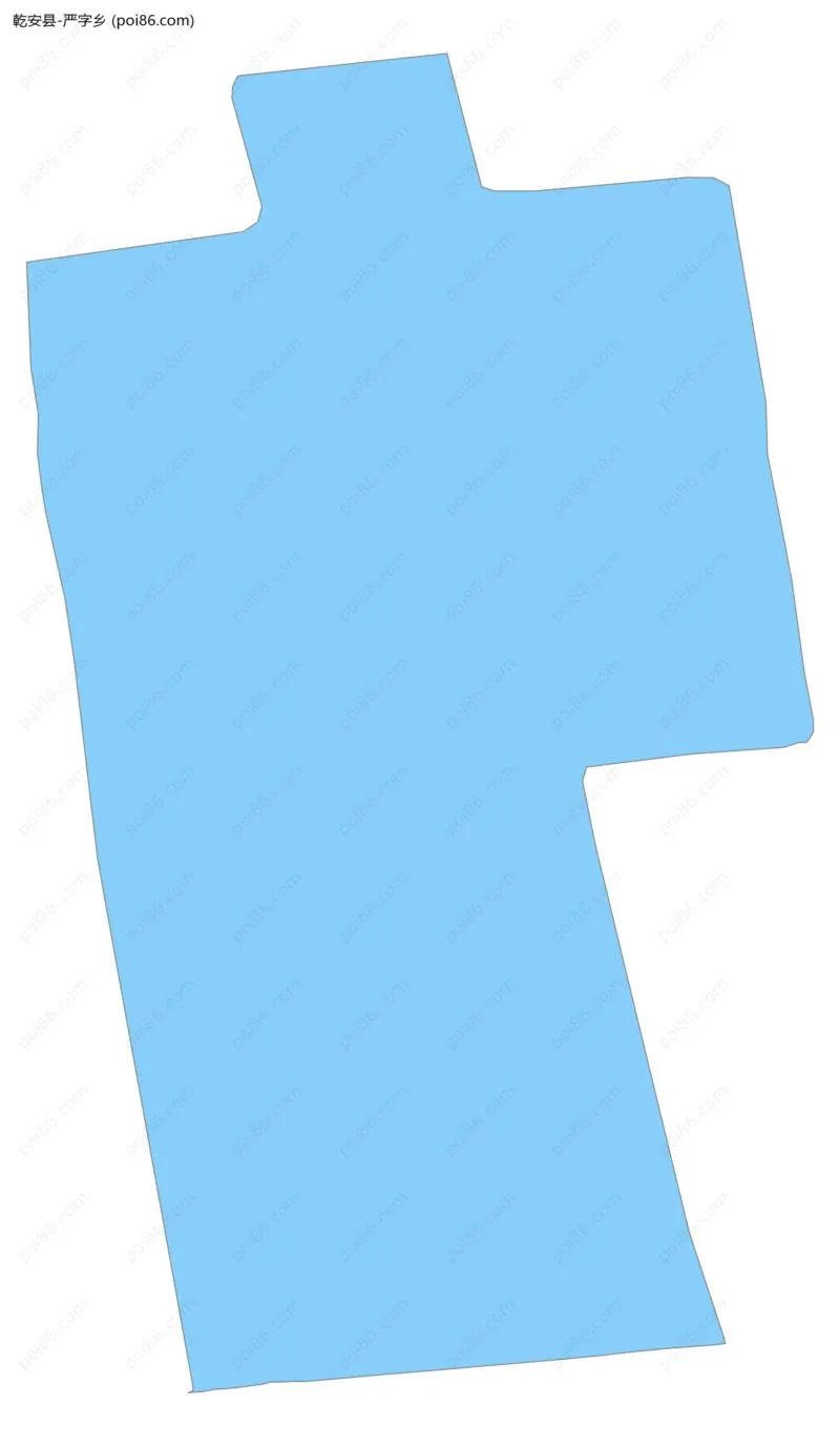 严字乡边界地图