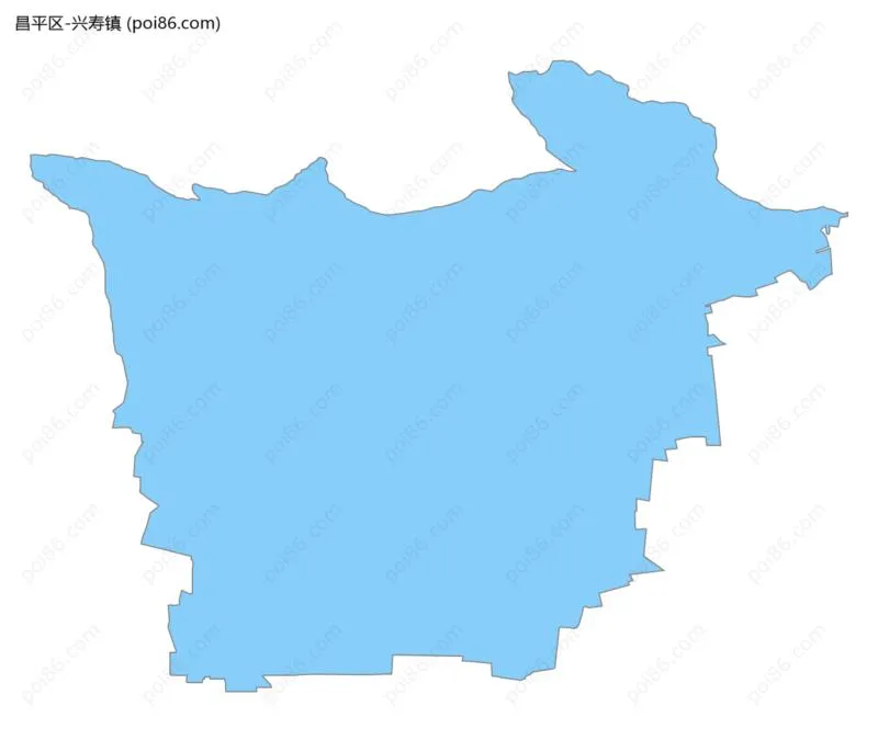 兴寿镇边界地图