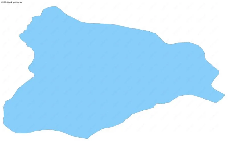 庆岭镇边界地图