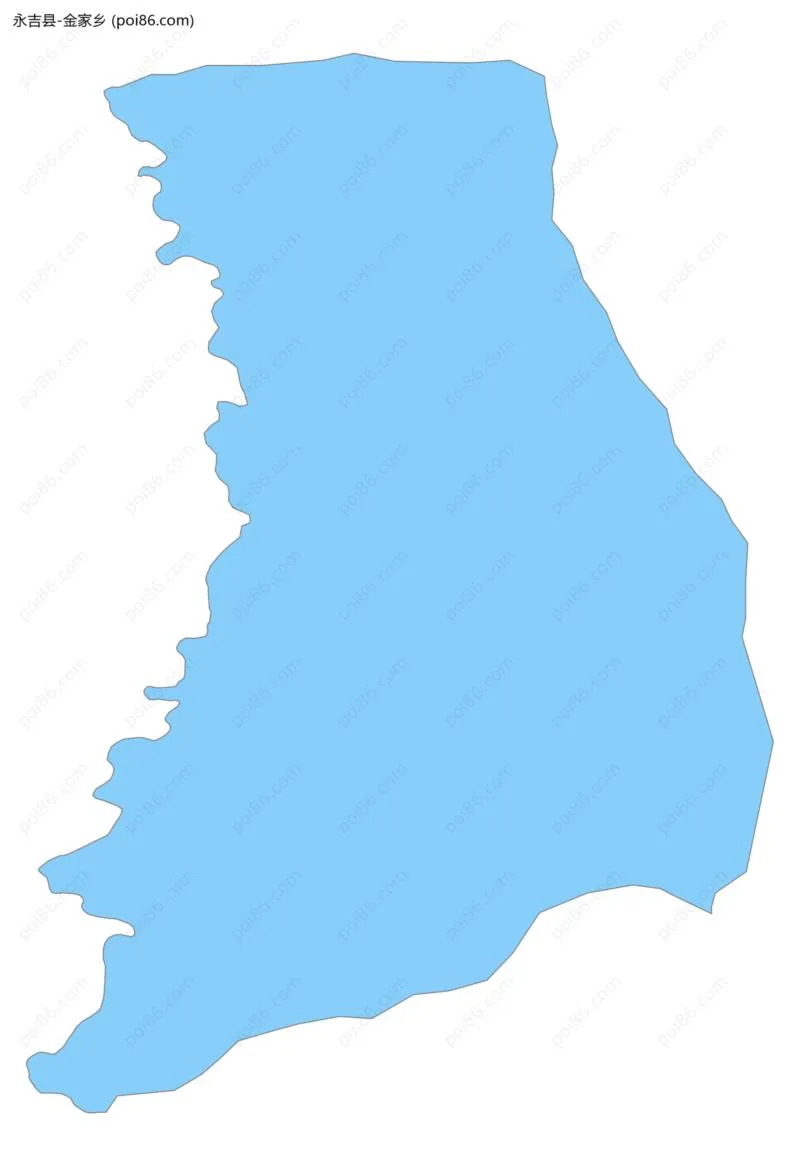 金家乡边界地图