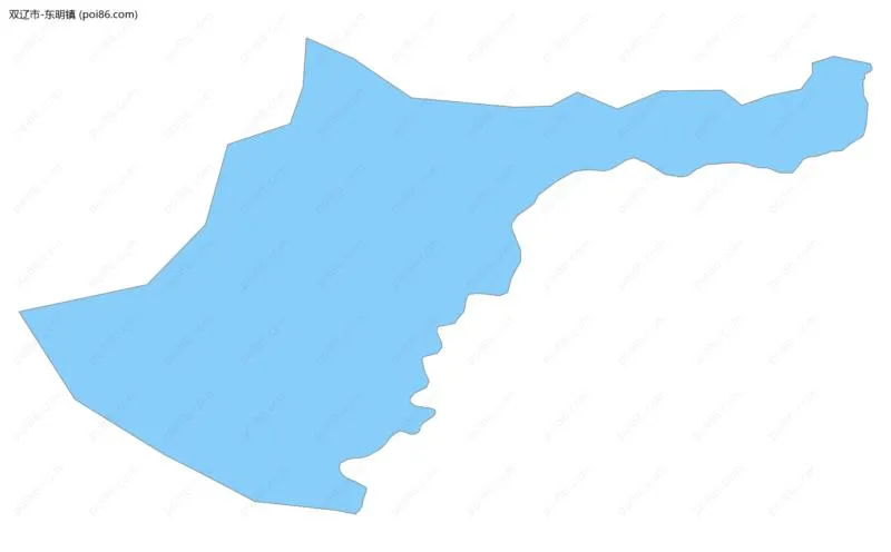 东明镇边界地图