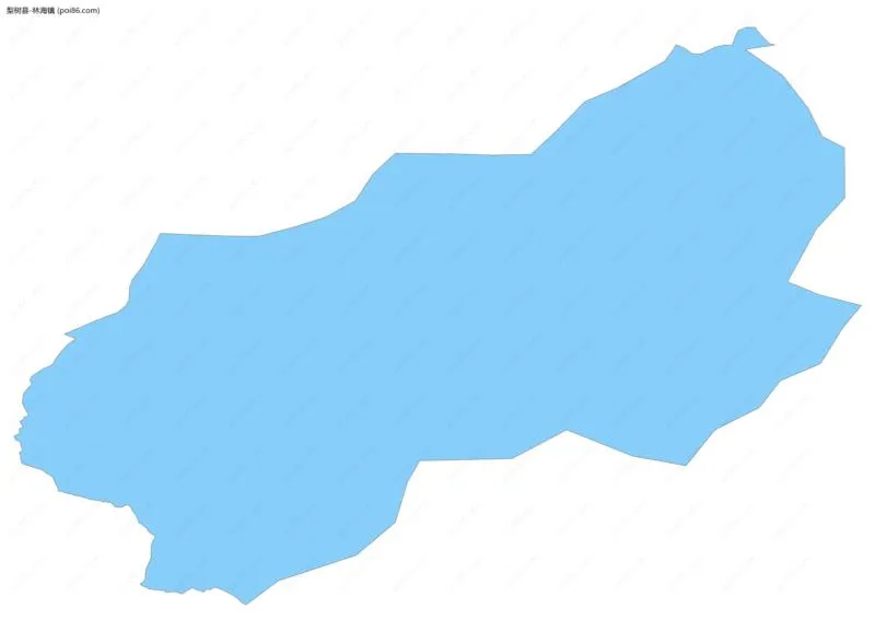 林海镇边界地图