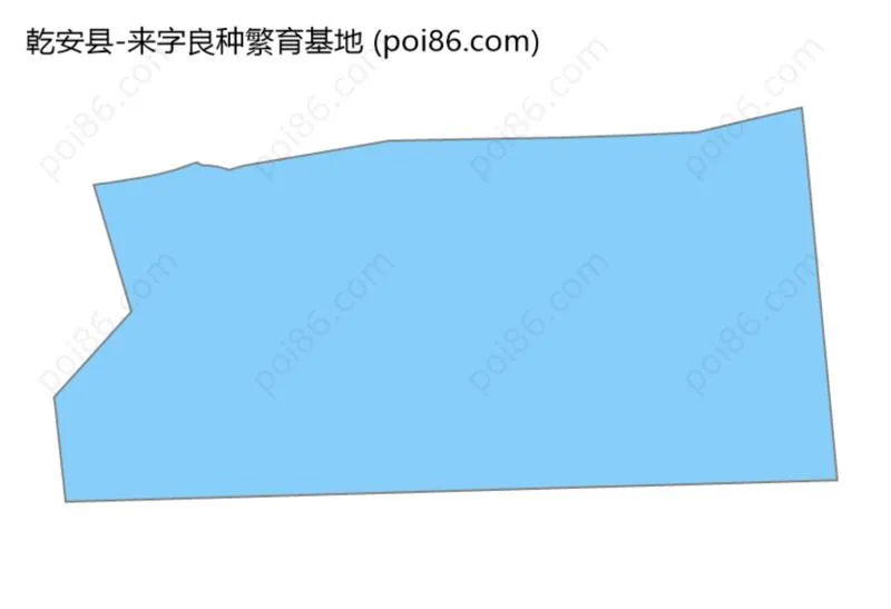 来字良种繁育基地边界地图