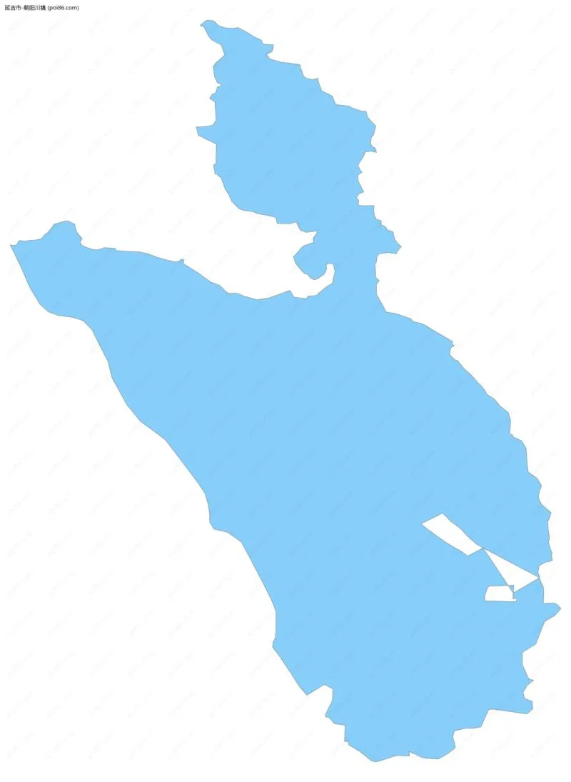 朝阳川镇边界地图