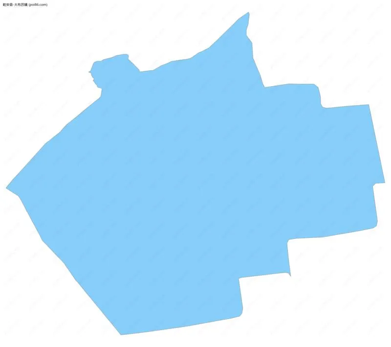 大布苏镇边界地图