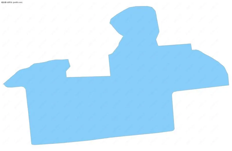 余字乡边界地图