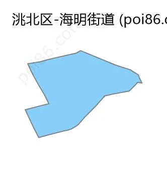 海明街道边界地图